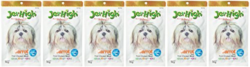Product Cover Jerhigh Real Chicken Meat Stick for Dog Carrot 70g X 6
