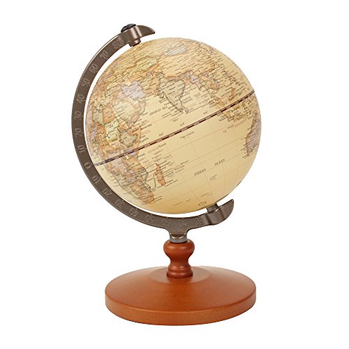 Product Cover VStoy Vintage Reference World Globe Home Work Decor Wedding Educational Gift (14cm/5.5 Inch)
