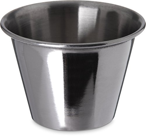 Product Cover Carlisle 602500 Ramekin Dipping Sauce Cup, 2.5 oz, Stainless Steel (Pack of 12)