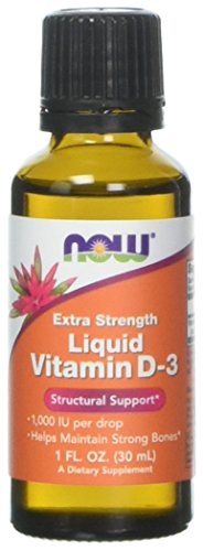 Product Cover NOW Foods Liquid Vitamin D3 Extra Strength - 1000 IU - 1 fl oz