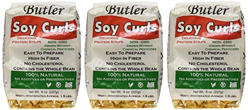 Product Cover Butler Soy Curls, 8 oz. Bags (Pack of 3)