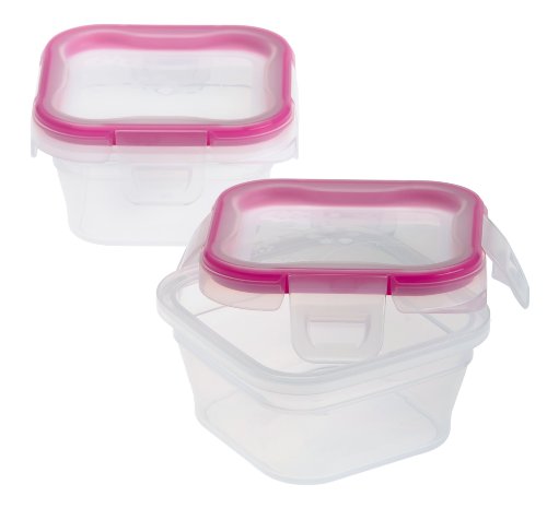 Product Cover Snapware 2-Pack Total Solution 1.34-Cup Square Storage, Plastic