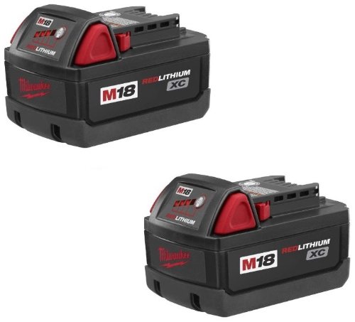Product Cover Milwaukee 48-11-1828 M18 XC RED LITHIUM 18-Volt Lithium-ion Cordless Tool Battery ( 2 pack )
