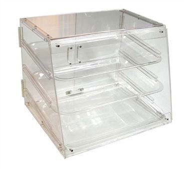 Product Cover Winco ADC-3 3-Tier Pastry Display Case, Acrylic