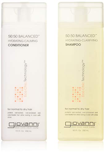 Product Cover GIOVANNI COSMETICS - 50:50 Balanced Hydrating Duo - Hydrating Clarifying Shampoo & Hydrating Calming Conditioner Set (8.5 Ounce)