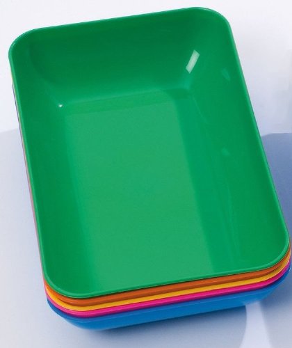 Product Cover Set of 5 Small Coloured Trays (Each Tray approx 5