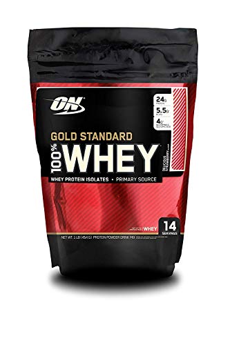 Product Cover OPTIMUM NUTRITION GOLD STANDARD 100% Whey Protein Powder, Strawberry, 1 Pound