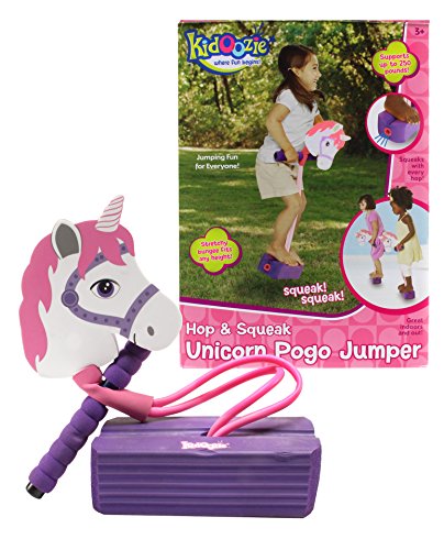 Product Cover Kidoozie Foam Unicorn Pogo Jumper - Fun and Safe Play - Encourages an Active Lifestyle - Makes Squeaky Sounds - For All Sizes, 250 Pound Capacity