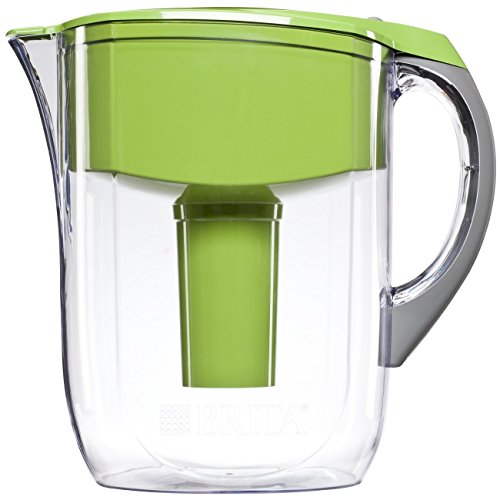 Product Cover Brita Large 10 Cup Water Filter Pitcher with 1 Standard Filter, BPA Free - Grand, Green - 35940