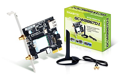 Product Cover Gigabyte GC-WB867D-I REV Bluetooth 4.2/Wireless AC/B/G/N Band Dual Frequency 2.4Ghz/5.8Ghz Expansion Card
