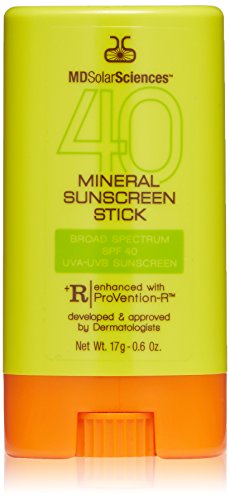 Product Cover MDSolarSciences Mineral Sunscreen Stick Broad Spectrum SPF 40, 0.6 oz