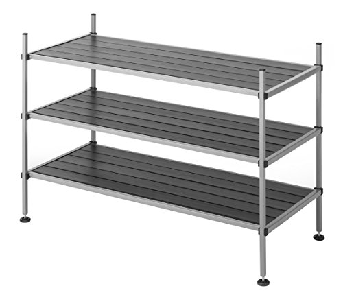 Product Cover Whitmor 3 Tier Closet Storage Shelves -  Shoe Rack and Home Organizer