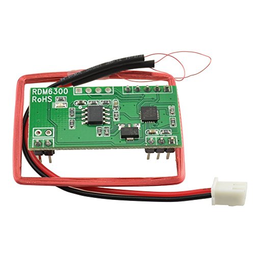 Product Cover HiLetgo 125 KHZ EM4100 RFID Card Read Module RDM6300 RF Module (UART) Compatible Arduino