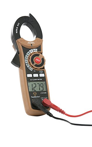 Product Cover Southwire Tools & Equipment 21010N 400A Digital Clamp Meter, Multimeter with Voltage, AC Current, Resistance, and Capacitance Tests
