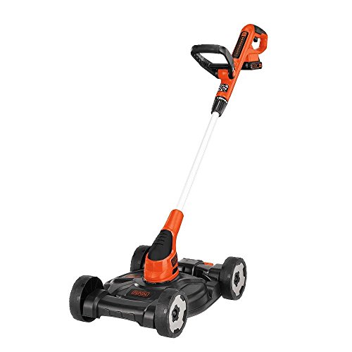 Product Cover BLACK+DECKER 3-in-1 Lawn Mower, String Trimmer and Edger, 12-Inch  (MTC220)