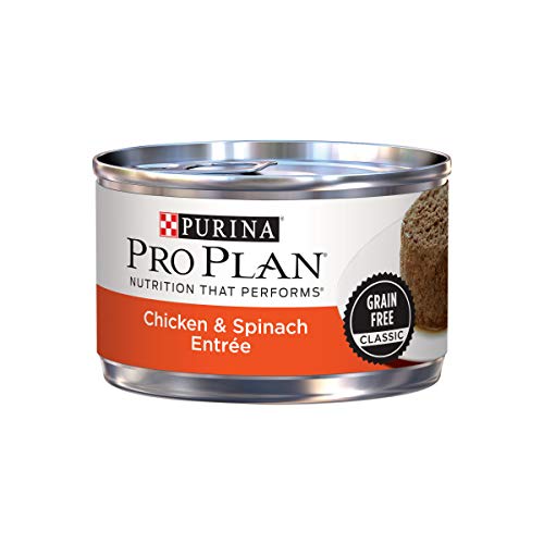Product Cover Purina Pro Plan Grain Free Pate Wet Cat Food, Chicken & Spinach Entree - (24) 3 oz. Pull-Top Cans