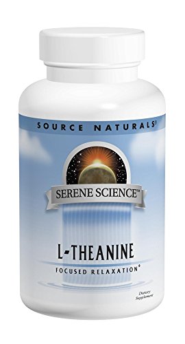 Product Cover Source Naturals Serene Science L-Theanine 200mg Anti-Anxiety Supplement - 60 Tablets