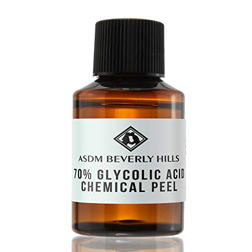 Product Cover ASDM Beverly Hills 70% Glycolic Acid Peel |1 Ounce| Anti-Aging Treatment for Wrinkles, Acne Scars, Blackheads, Fine Lines, Oily Skin, and Dry Skin- Chemical Exfoliate Dissolves Dead Skin Cells