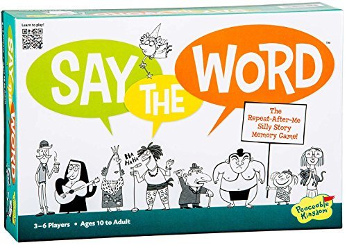 Product Cover Peaceable Kingdom Say The Word Cooperative Silly Story Memory Game