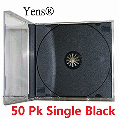 Product Cover Yens 50 Standard CD Jewel Case - Assembled - Black 10.4mm