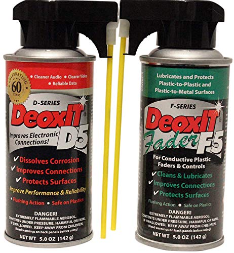 Product Cover Hosa DeoxIT D5S6 Contact Cleaner + F5S-H6 FaderLube bundle