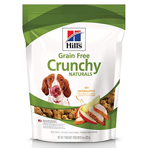 Product Cover Hill's Grain Free Dog Treats Chicken & Apples, Healthy Dog Snacks, 8 oz Bag