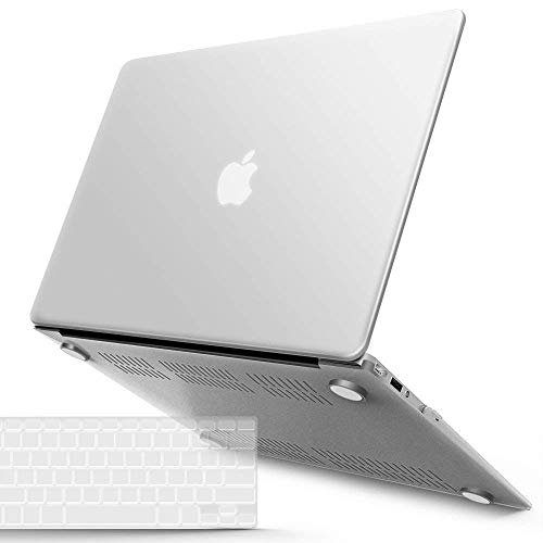 Product Cover IBENZER MacBook Air 13 Inch Case A1466 A1369, Hard Shell Case with Keyboard Cover for Apple Mac Air 13 Old Version 2017 2016 2015 2014 2013 2012 2011 2010, Clear, A13CL+1