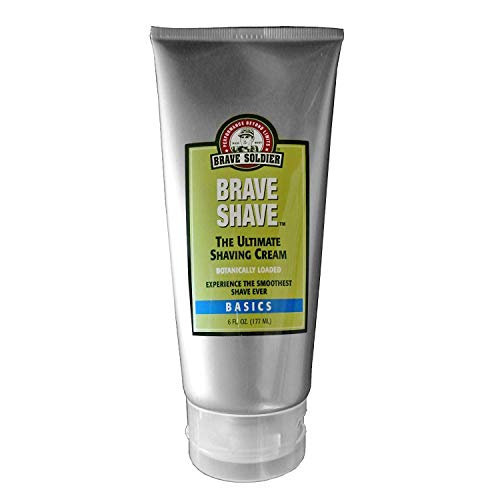 Product Cover Brave Soldier, Brave Shave Ultimate Shaving Cream, Loaded with natural ingredients, safe for both men and women 6 fl. oz, 177ml