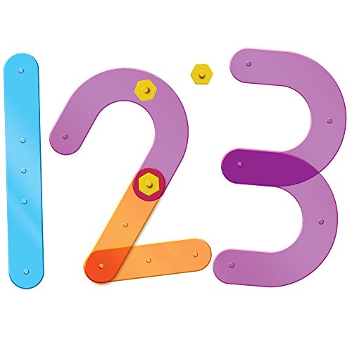 Product Cover Learning Resources Number Construction, 55 Pieces