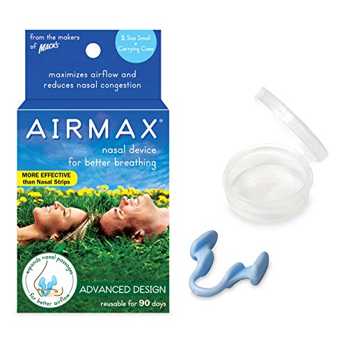 Product Cover AIRMAX Nasal Dilator for Better breathing - Natural, Comfortable, Breathing aid solution for Maximum Airflow & Reduced Nasal Congestion (Small - Blue)