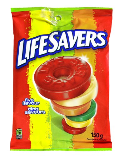 Product Cover Life Savers Five Flavour, Peg Bag, 150gm, 12 Count