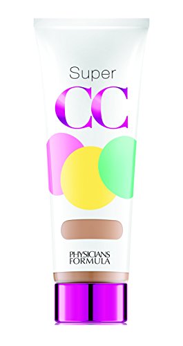Product Cover Physicians Formula Super CC Color-Correction + Care CC Cream, Light/Medium 1.2 Ounces, SPF 30