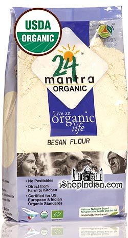 Product Cover 24 Mantara 24 Mantra Organic Besan - 2 Lb,, ()
