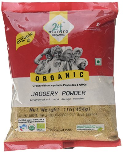 Product Cover 24 Mantara 24 Mantra Organic Jaggery Powder - 1 Lb,, ()