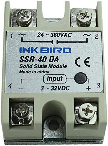Product Cover Inkbird SSR Solid State Relay SSR 40DA for PID Thermostat Temperature Controller