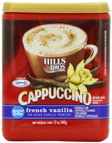Product Cover Hills Bros. Sugar Free French Vanilla Cappuccino Drink Mix (Pack of 2)