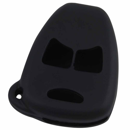 Product Cover KEYGUARDZ Black Rubber Keyless Entry Remote Key Fob Skin Cover Protector