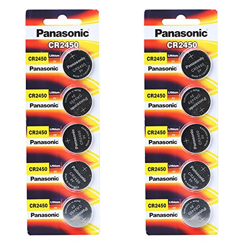 Product Cover 10pcs Panasonic Cr2450 3v Coin Lithium Battery
