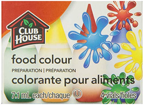 Product Cover Club House, Food Color Preparation, Original, 7.1ml, 4 Vials