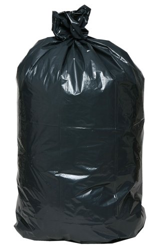 Product Cover AEP 0232359 X Heavy Duty Can Liner, 45 Gallon, 1.25 ml, Black (Pack of 100)