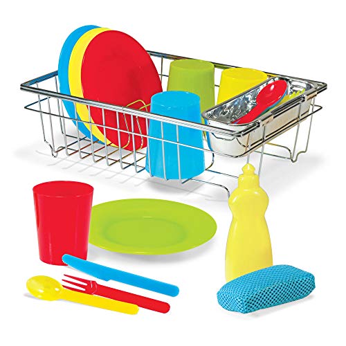 Product Cover Melissa & Doug Let's Play House! Wash & Dry Dish Set
