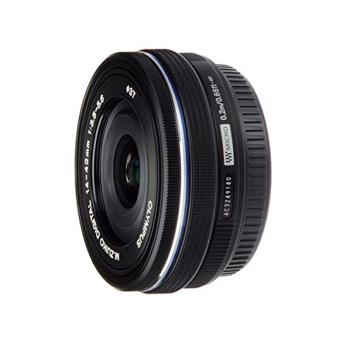 Product Cover Olympus M.Zuiko Digital ED 14-42mm F3.5-5.6 EZ Lens, for Micro Four Thirds Camera (Black)