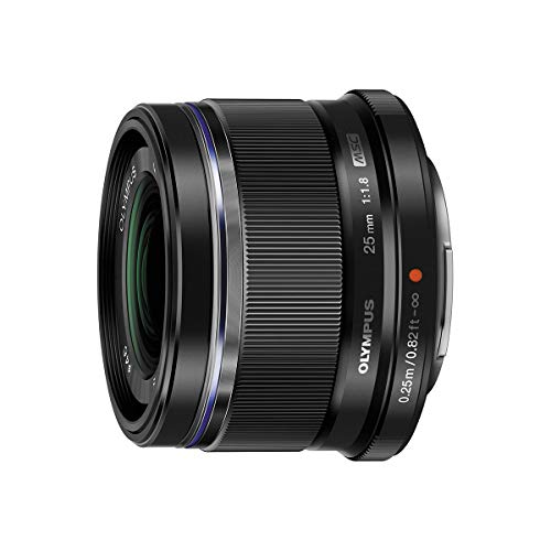 Product Cover Olympus M.Zuiko Digital 25mm F1.8 Lens, for Micro Four Thirds Cameras (Black)