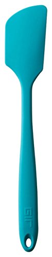 Product Cover GIR: Get It Right Premium Silicone Spatula | Heat-Resistant up to 550°F | Seamless, Nonstick Small Kitchen Spatulas for Cooking, Baking, and Mixing | Mini - 8 IN, Teal