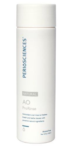 Product Cover Fluoride Free Mouthrinse with Natural Antioxidants By Periosciences (10 Fl Oz Bottle) - Premium Organic Non Fluoride Mouthwash Without Alcohol - Contains Xylitol - Freshens Breath and Soothes Tissues - Achieve Your Best Oral Health!