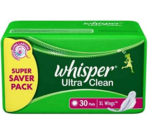 Product Cover Whisper Ultra Clean -XL Wings (30 Pads)