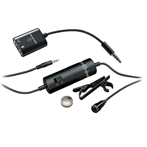Product Cover Audio-Technica ATR-3350IS Omnidirectional Condenser Lavalier Mic with Smartphone Adapter