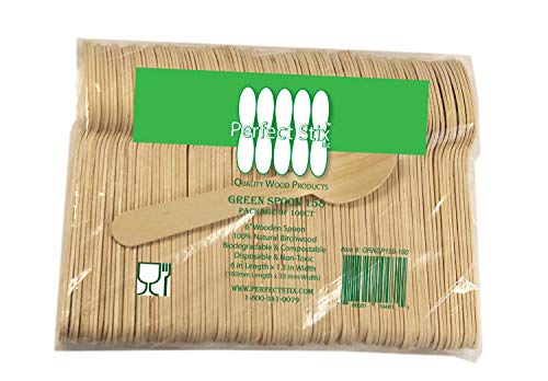 Product Cover Perfect Stix Wooden Disposable Spoons 6
