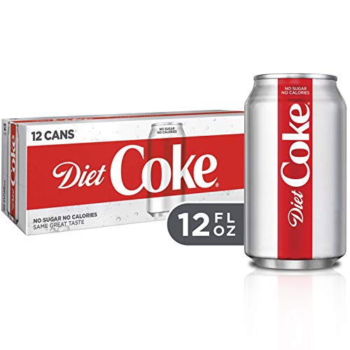 Product Cover Diet Coke Soda Soft Drink, 12 fl oz, 12 Pack