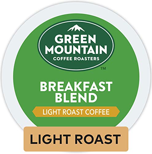 Product Cover Green Mountain Coffee Roasters Breakfast Blend, Single Serve Coffee K-Cup Pod, Light Roast, 12 Count, Pack of 6